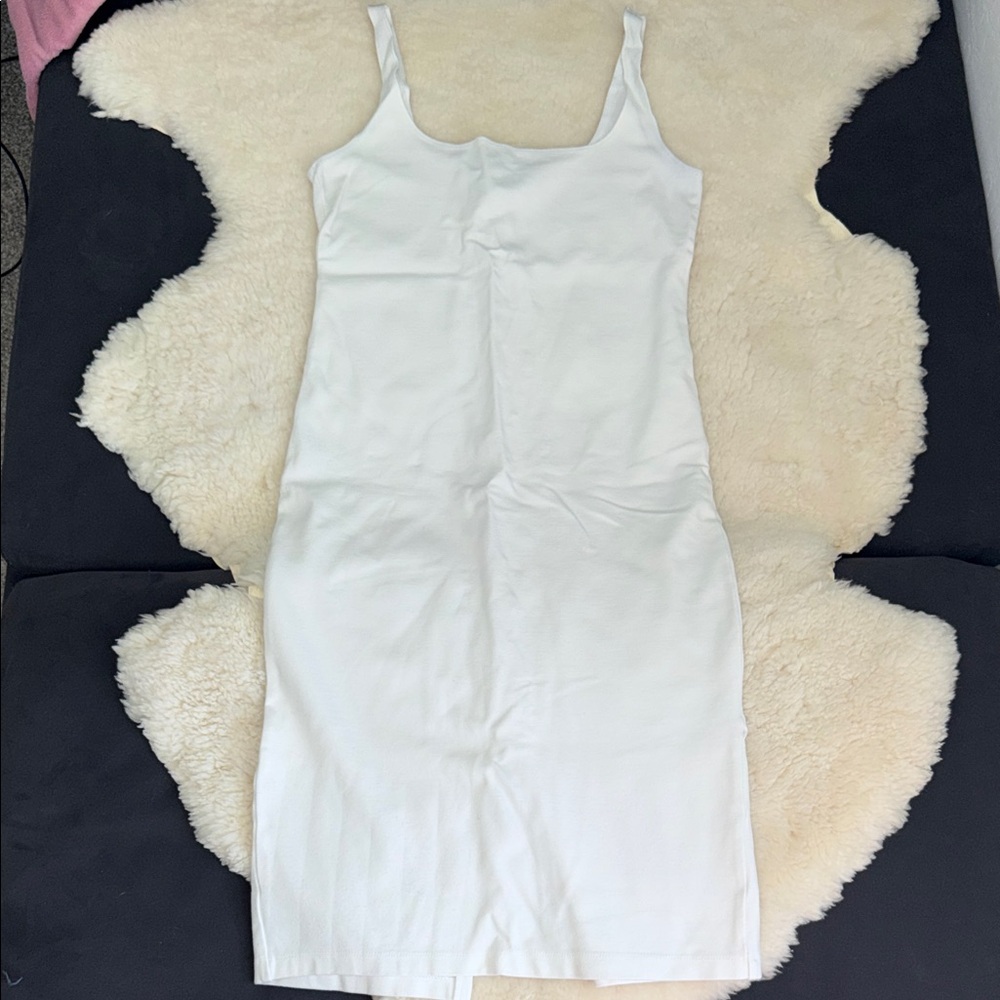 White Sexy Scoop Neck Forever 21 Dress